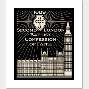 Reformed christian art. Second London Baptist Confession of Faith - 1689. Posters and Art